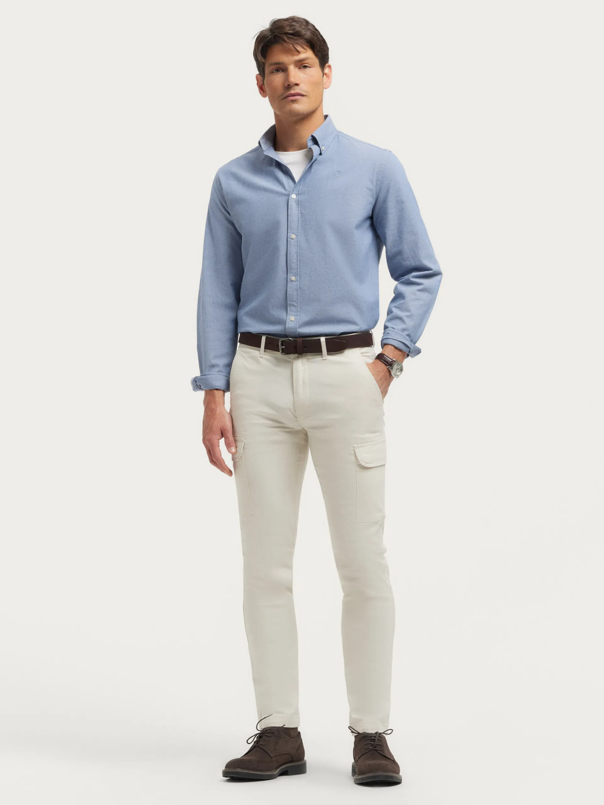 Cargo-Alvaro Moreno PANTALON DESERT Crudo