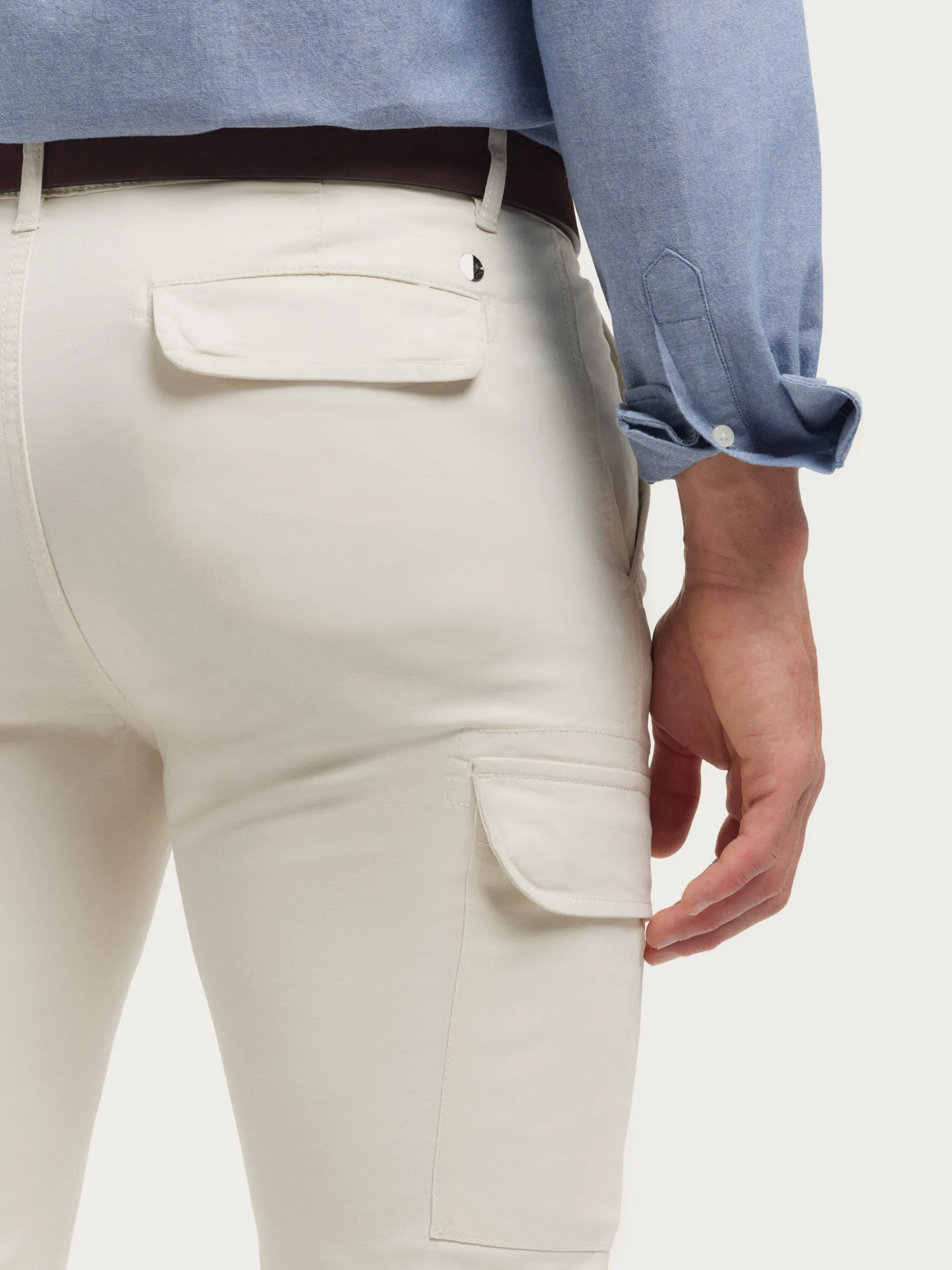 Cargo-Alvaro Moreno PANTALON DESERT Crudo