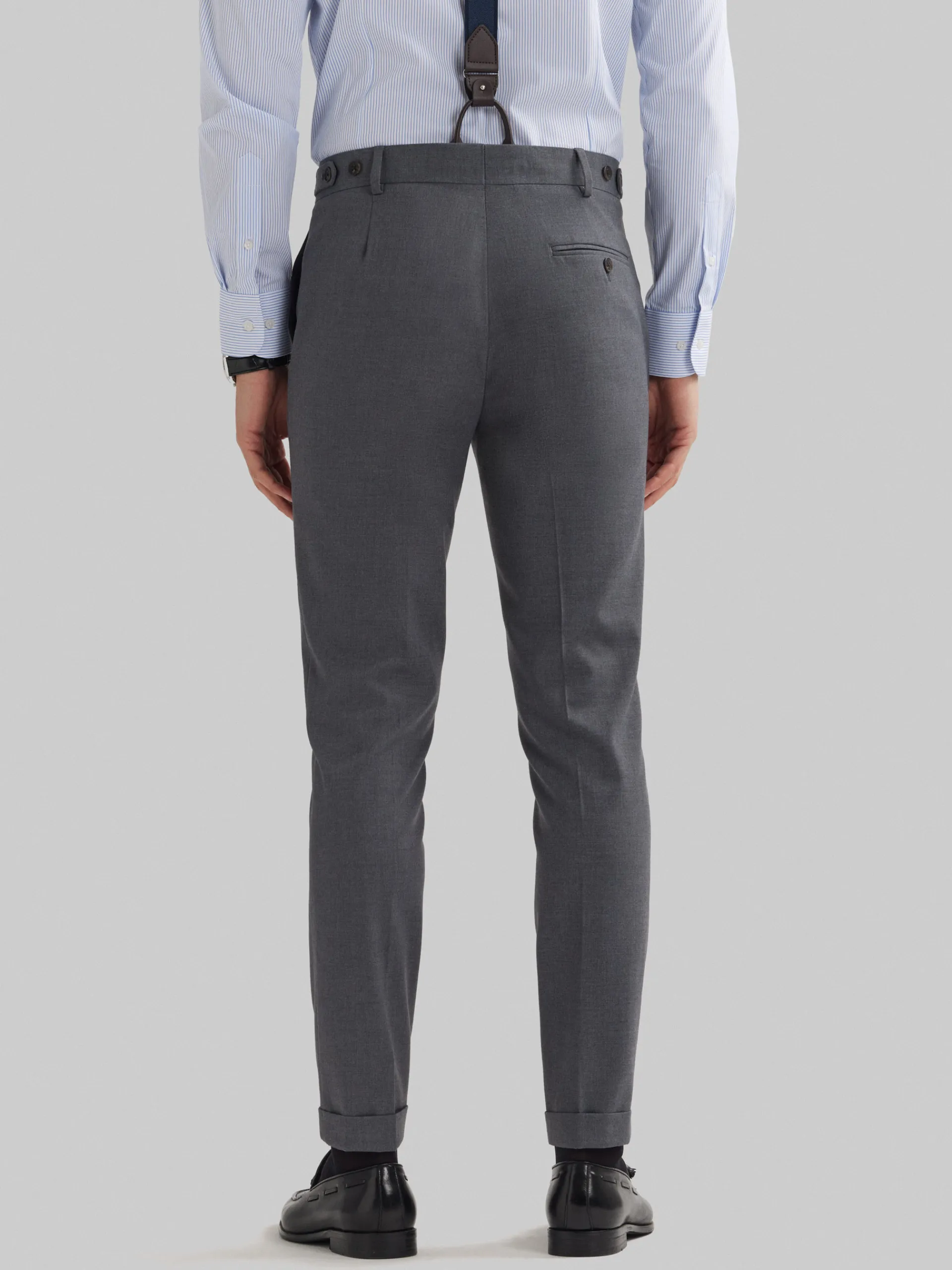 Trajes|Trajes-Alvaro Moreno PANTALON DUOMO CRUZADO Gris