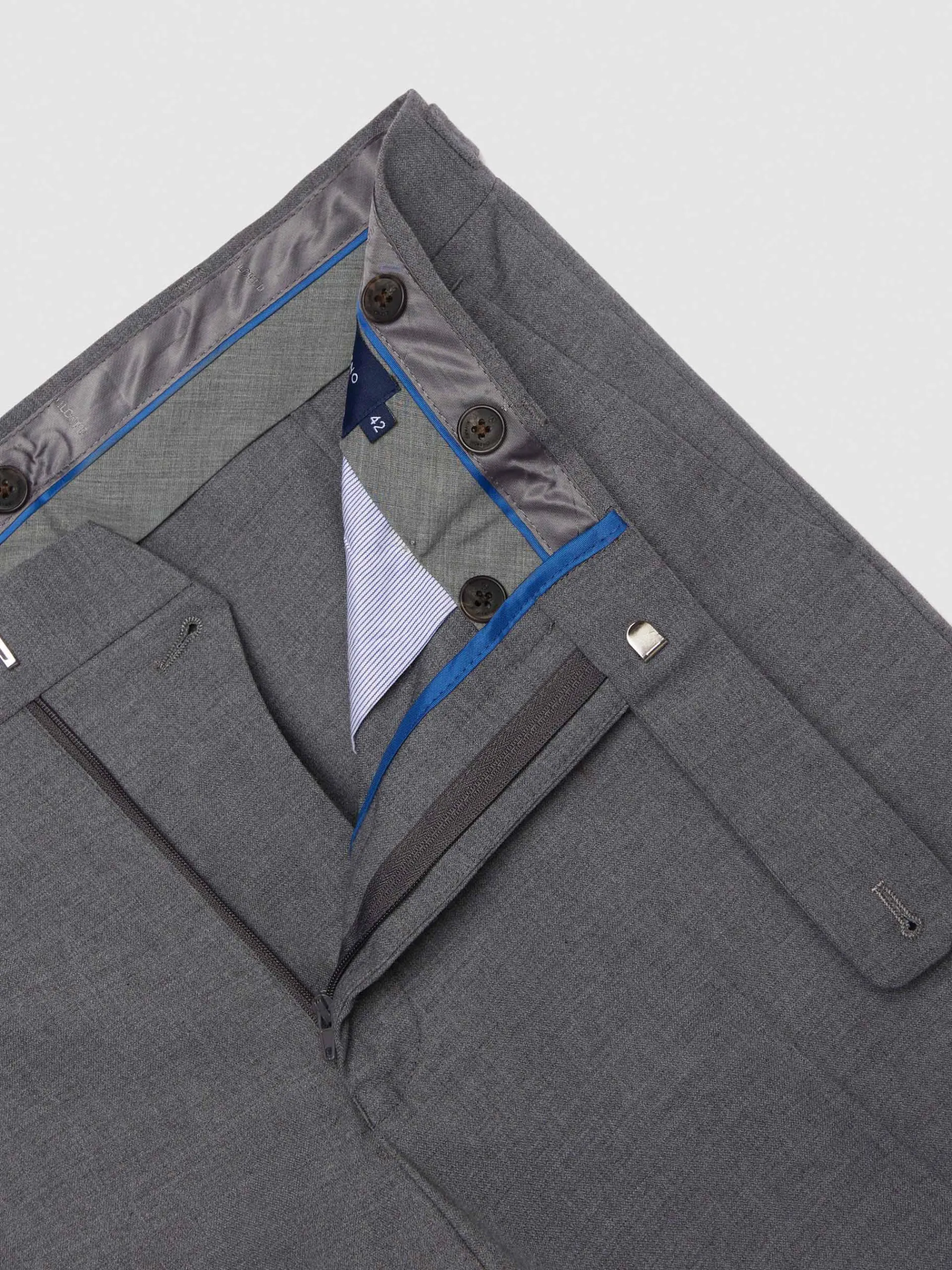 Trajes|Trajes-Alvaro Moreno PANTALON DUOMO CRUZADO Gris