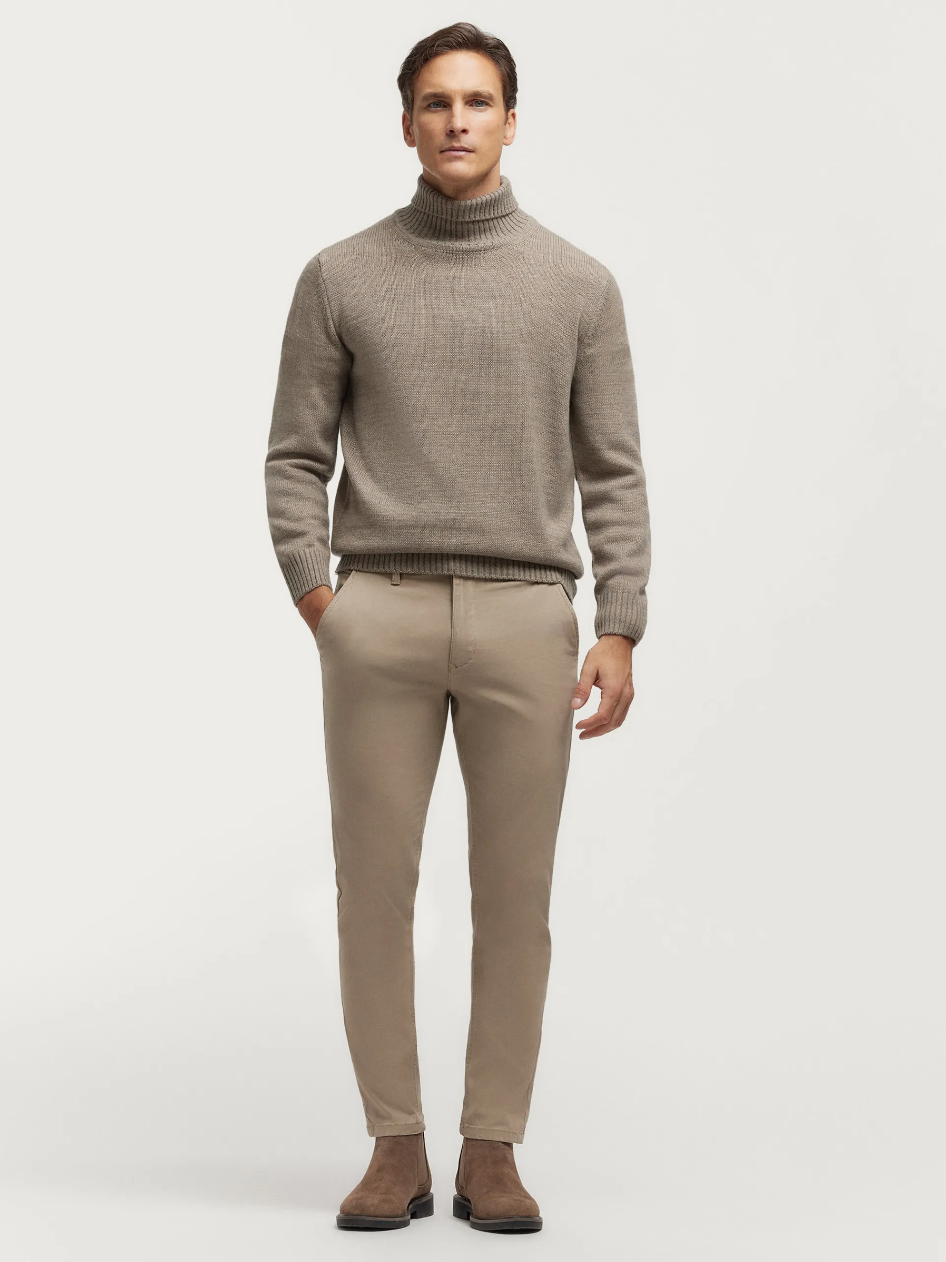 Chino-Alvaro Moreno PANTALON ELVIS Beige
