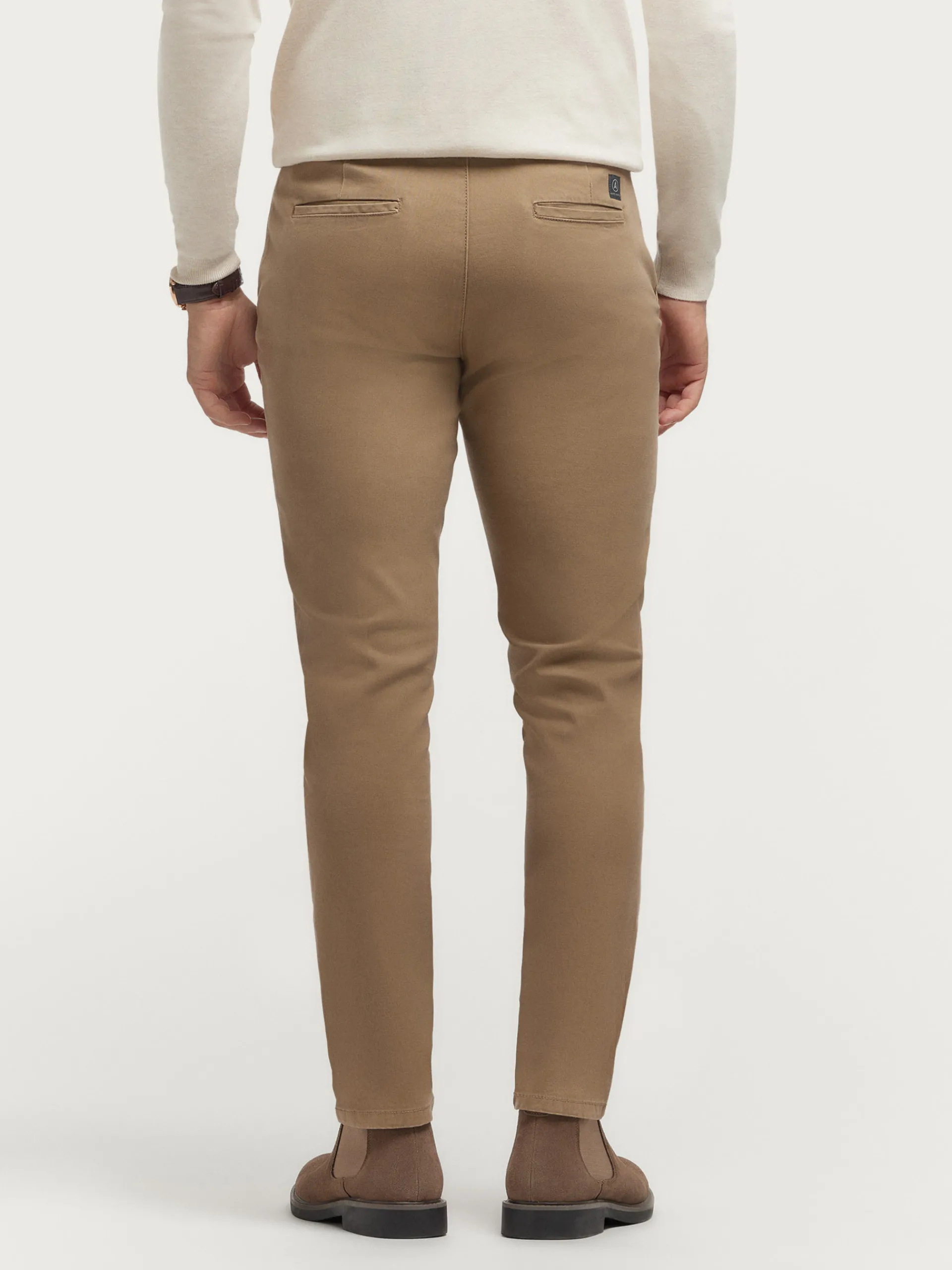 Chino-Alvaro Moreno PANTALON ELVIS Camel