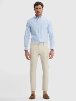 Chino-Alvaro Moreno PANTALON ELVIS Crudo
