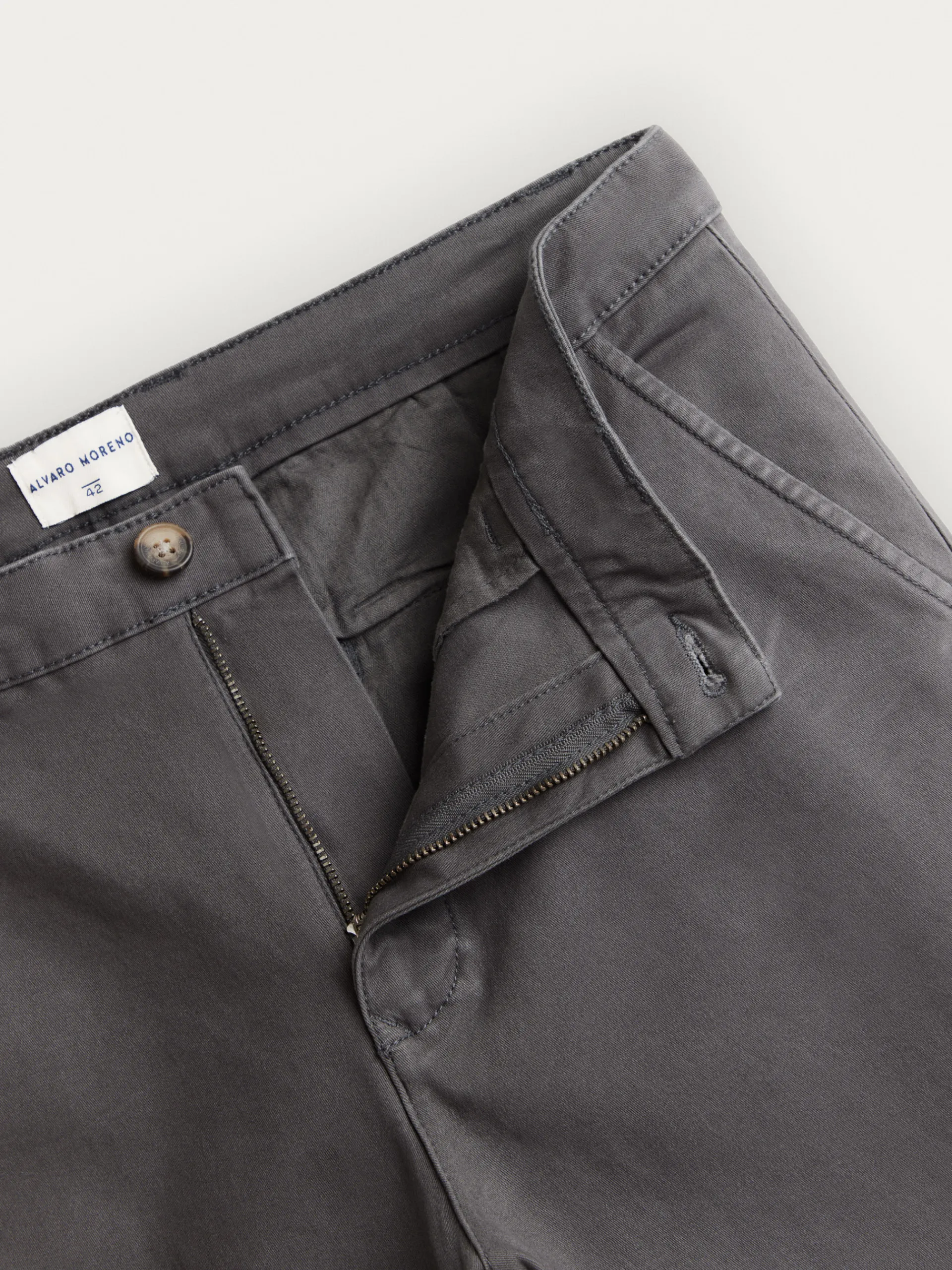 Chino-Alvaro Moreno PANTALON ELVIS Gris