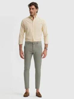 Chino-Alvaro Moreno PANTALON ELVIS Verde