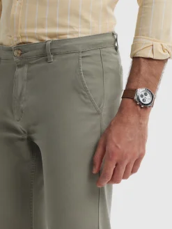 Chino-Alvaro Moreno PANTALON ELVIS Verde