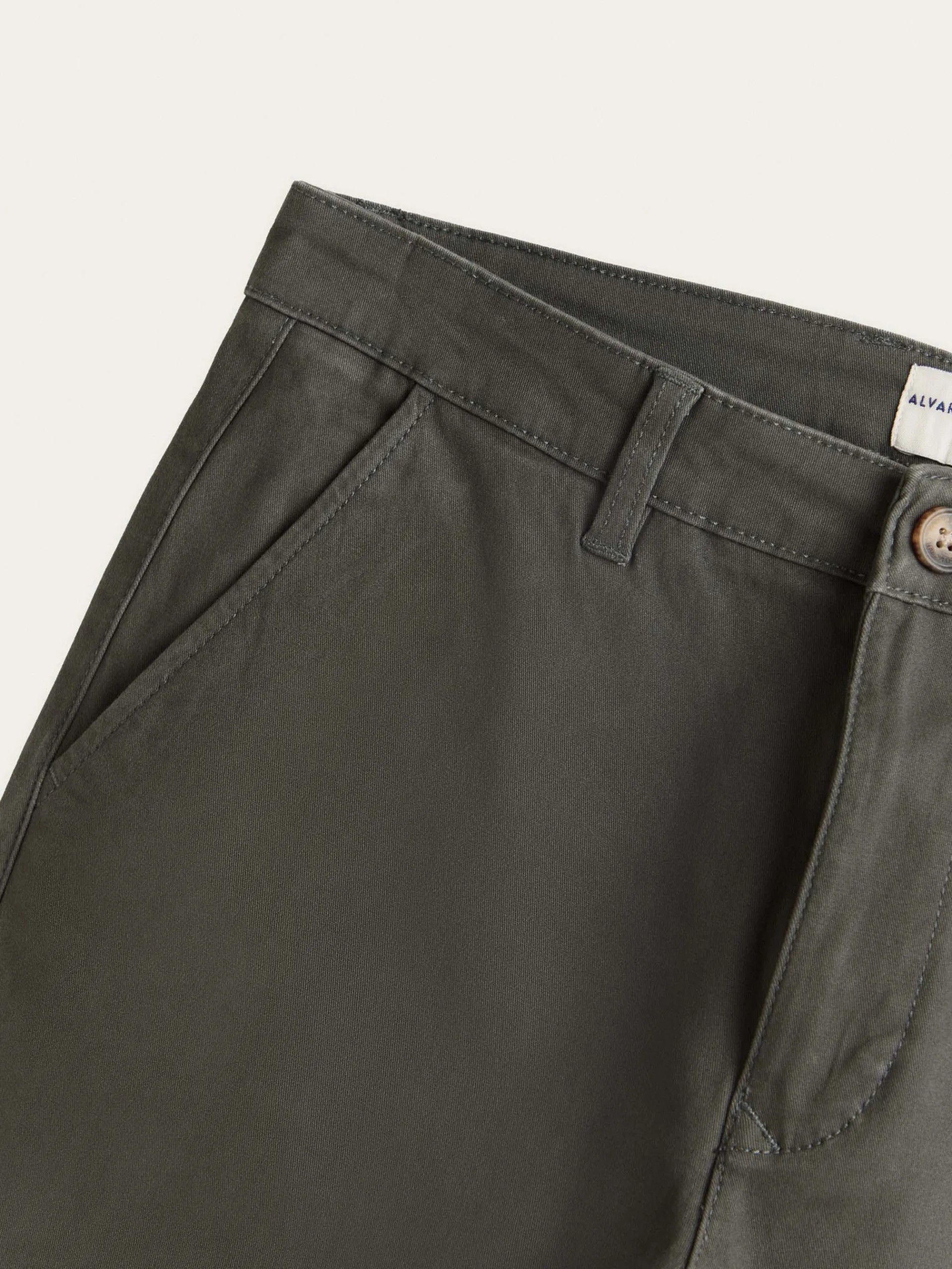 Chino-Alvaro Moreno PANTALON ELVIS Verde