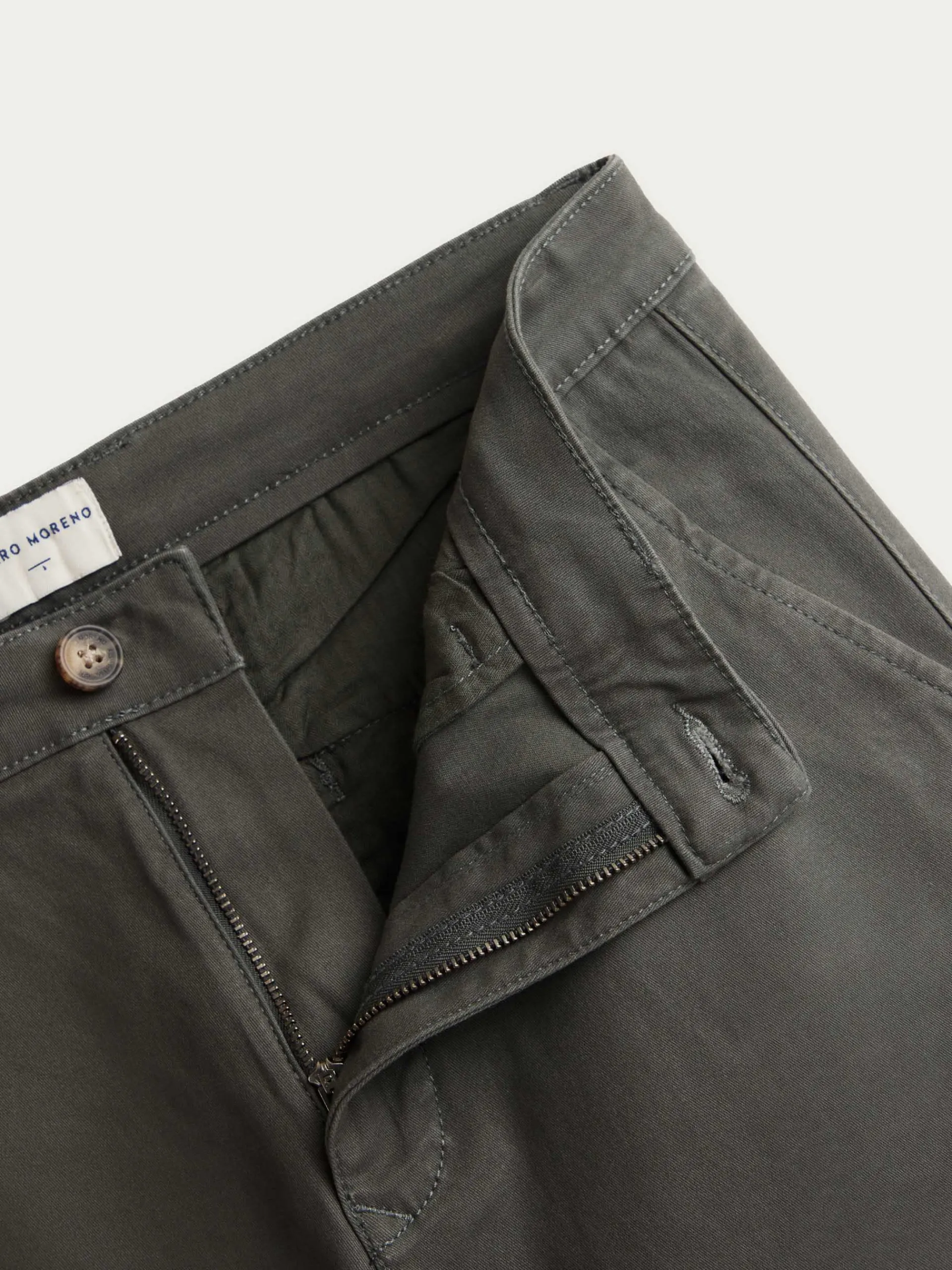 Chino-Alvaro Moreno PANTALON ELVIS Verde