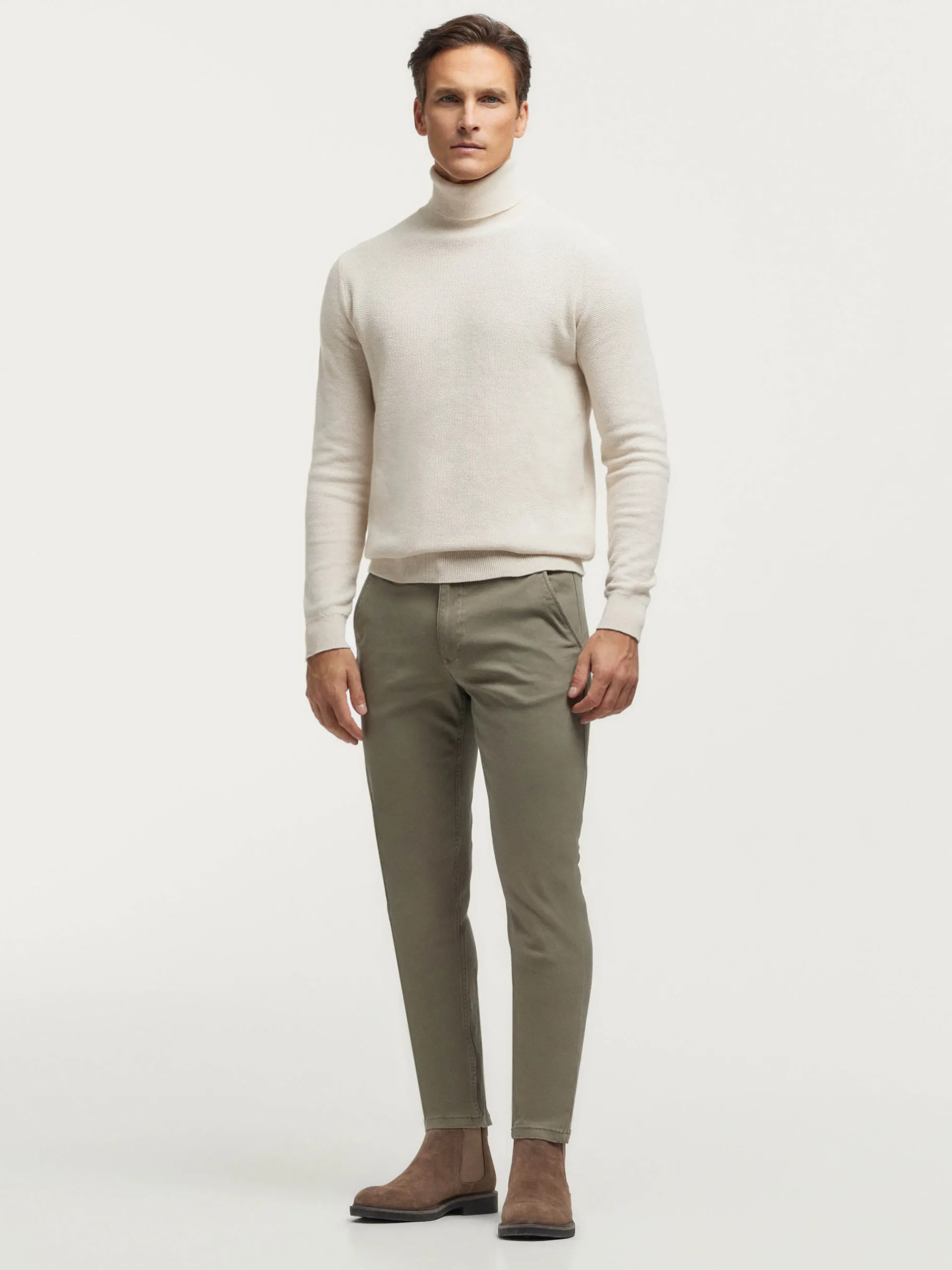 Chino-Alvaro Moreno PANTALON ELVIS Verde