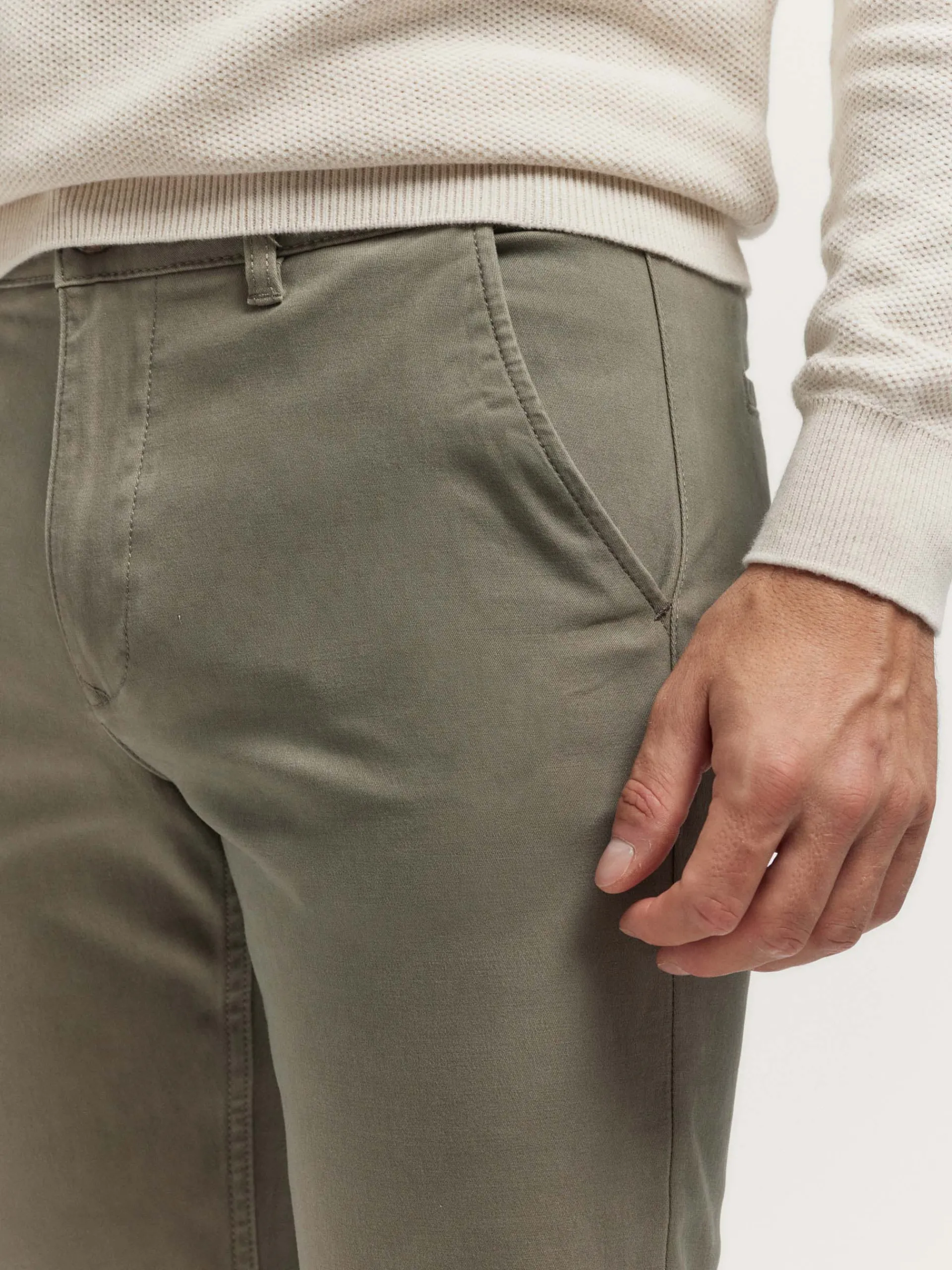 Chino-Alvaro Moreno PANTALON ELVIS Verde