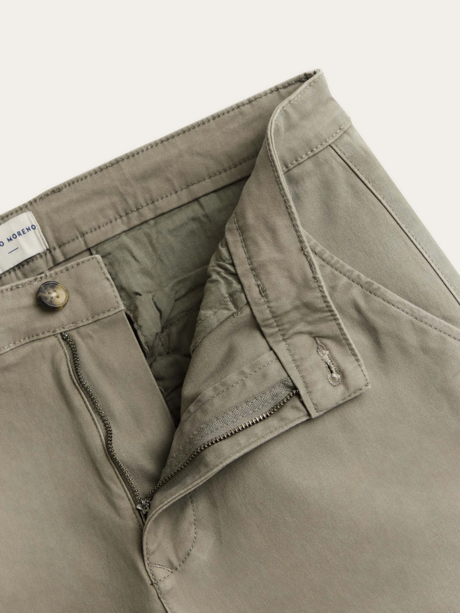 Chino-Alvaro Moreno PANTALON ELVIS Verde