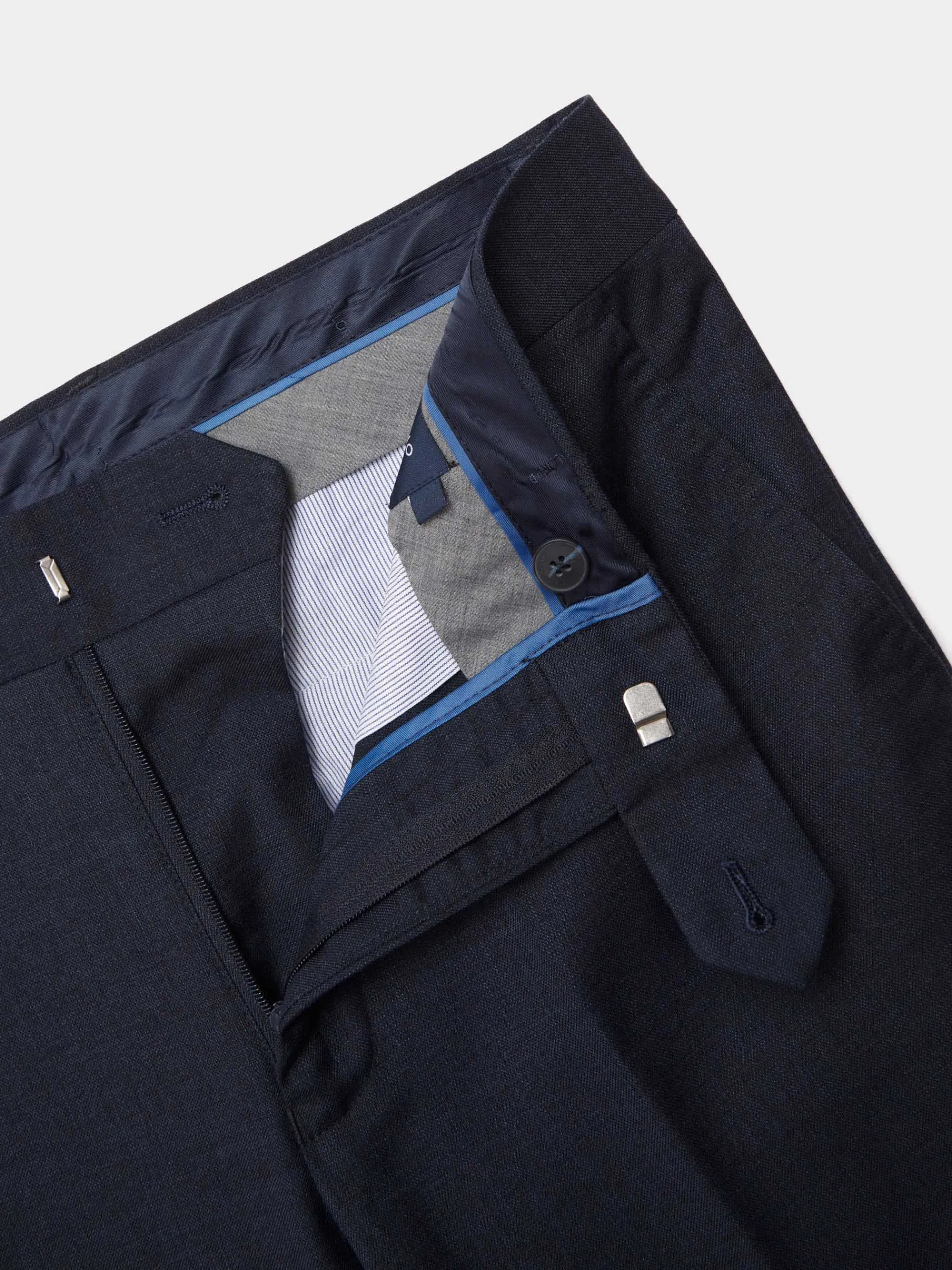 Trajes|Trajes-Alvaro Moreno PANTALON FIL A FIL Azul Marino