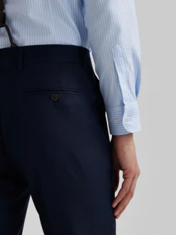 Trajes|Trajes-Alvaro Moreno PANTALON FIL A FIL Azul Marino