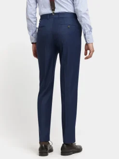 Trajes|Trajes-Alvaro Moreno PANTALON FIL A FIL CRUZADO Azul Marino