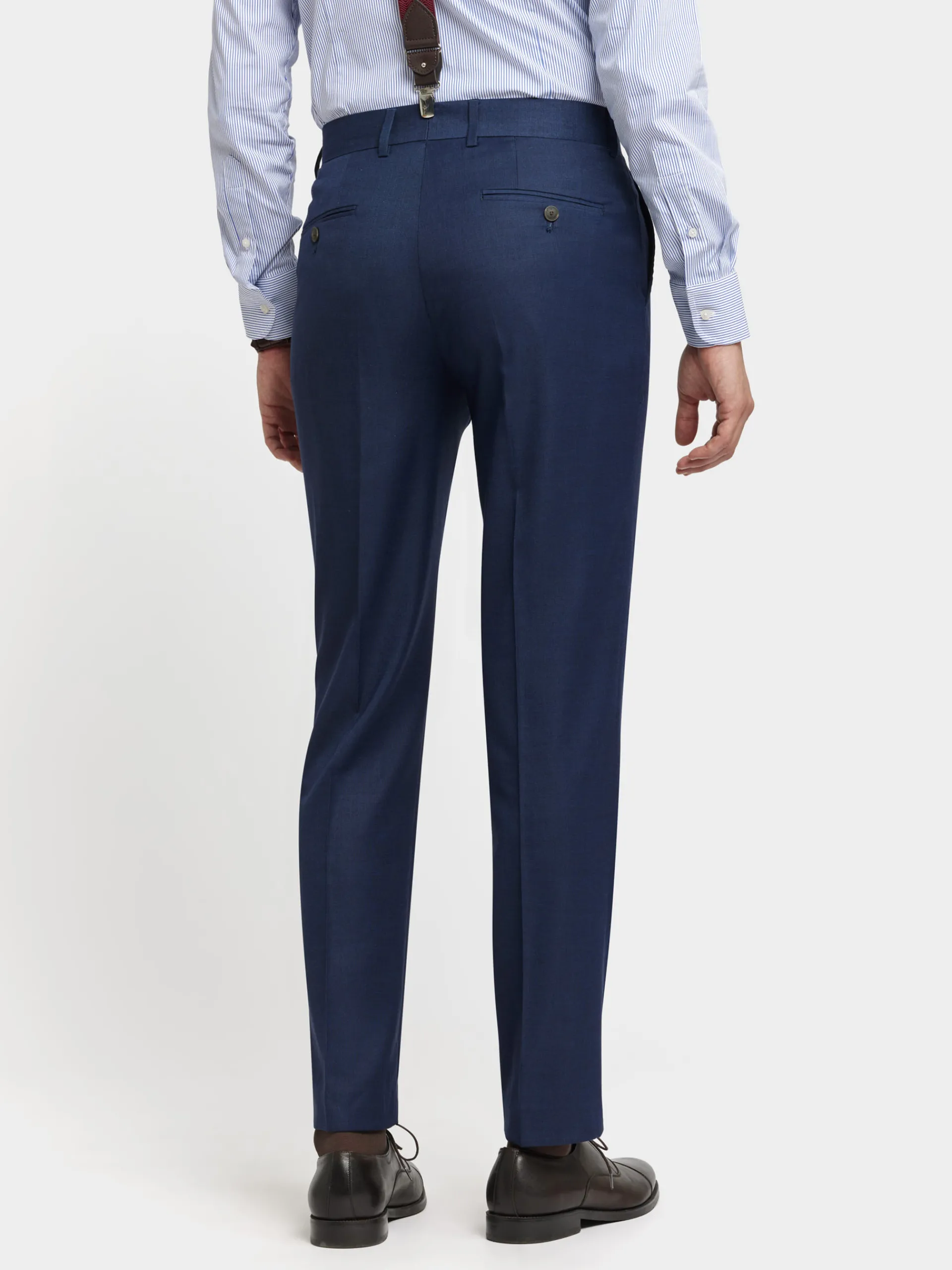Trajes|Trajes-Alvaro Moreno PANTALON FIL A FIL CRUZADO Azul Marino