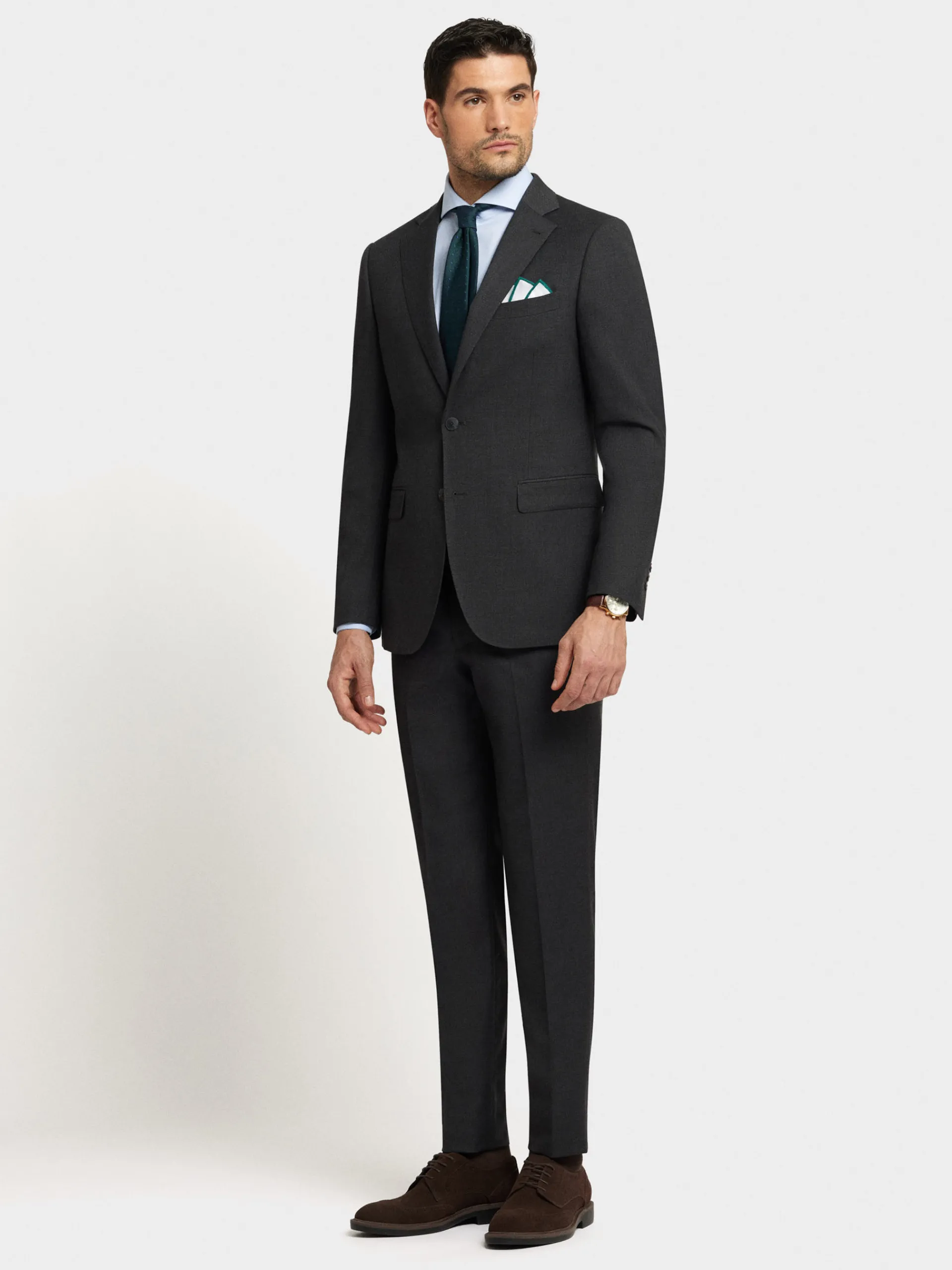 Trajes|Trajes-Alvaro Moreno PANTALON FIL A FIL Gris