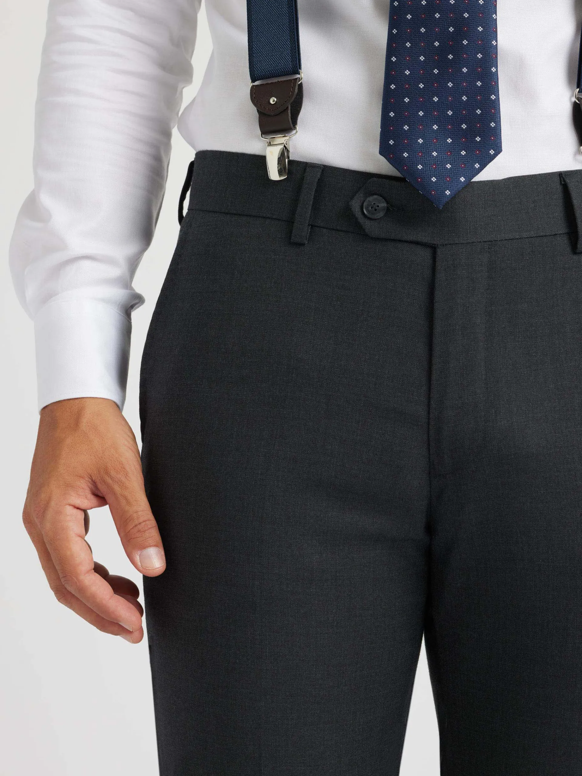 Trajes|Trajes-Alvaro Moreno PANTALON FIL A FIL Gris