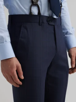 Trajes|Trajes-Alvaro Moreno PANTALON FINESTRA SLIM Azul Marino