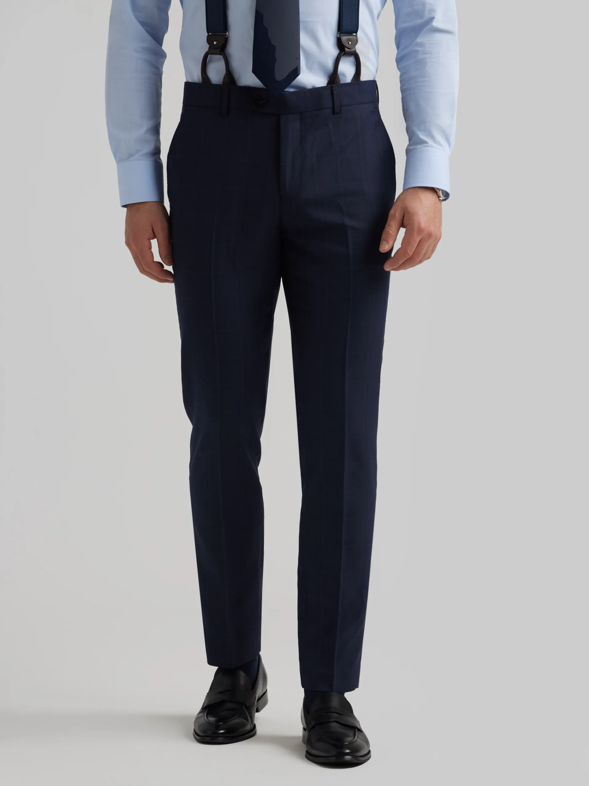 Trajes|Trajes-Alvaro Moreno PANTALON FINESTRA SLIM Azul Marino