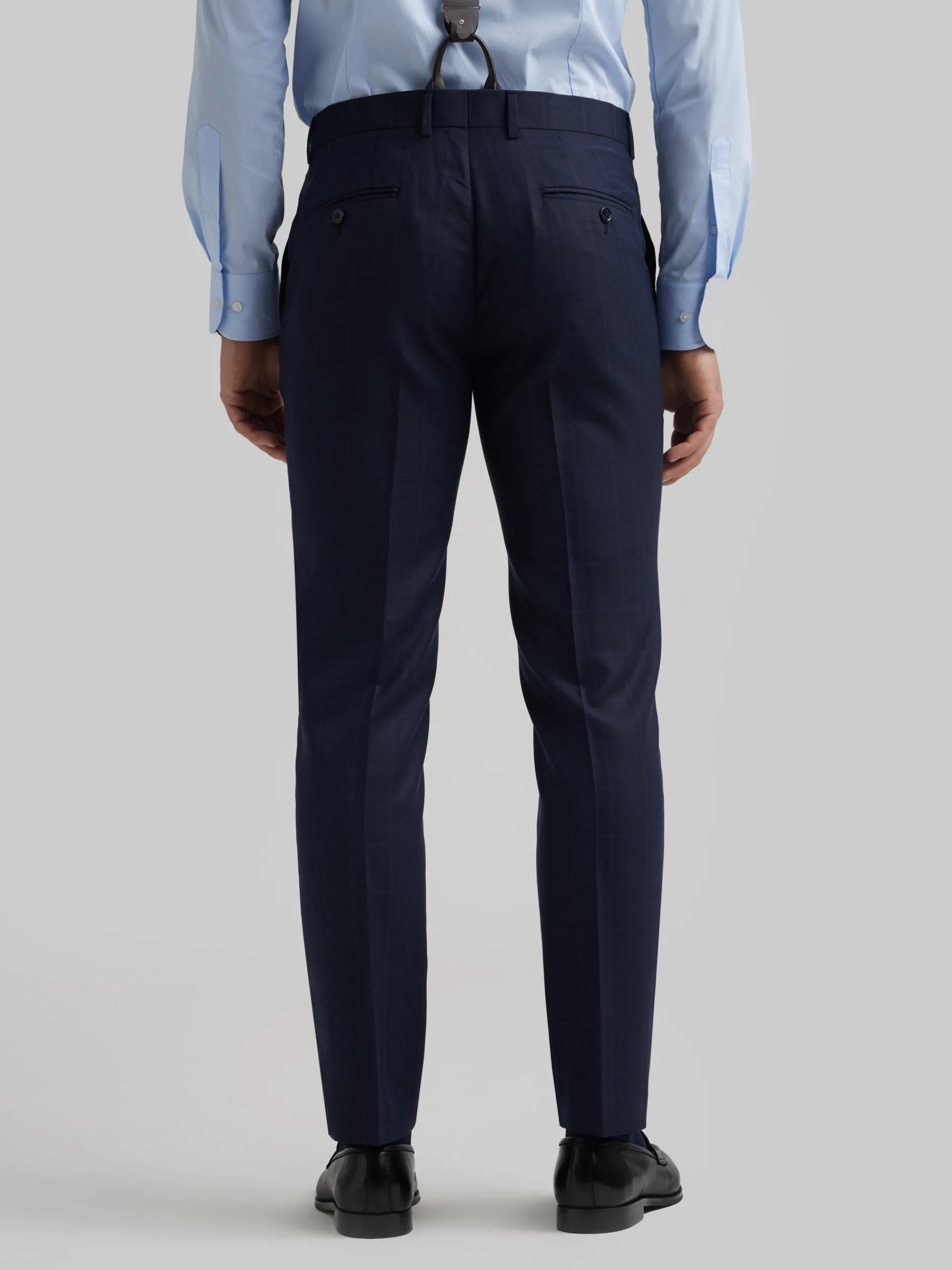 Trajes|Trajes-Alvaro Moreno PANTALON FINESTRA SLIM Azul Marino