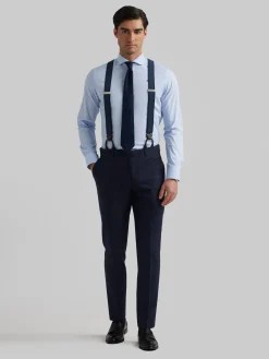 Trajes|Trajes-Alvaro Moreno PANTALON FINESTRA SLIM Azul Marino