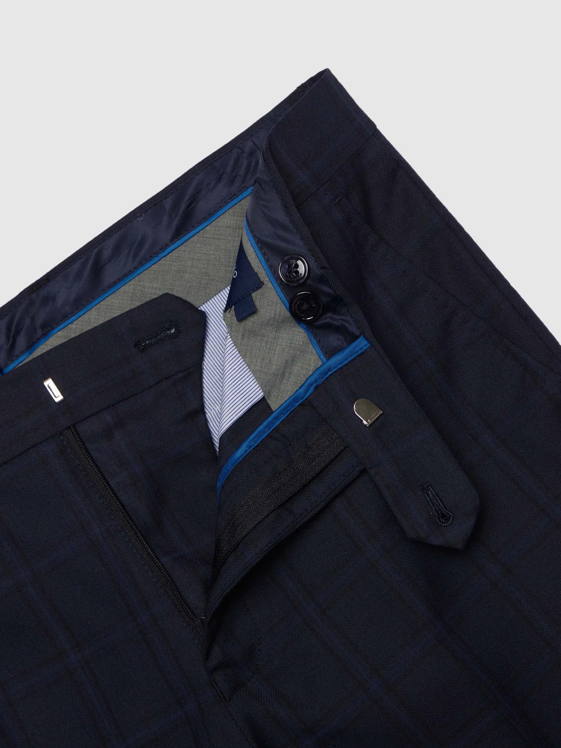 Trajes|Trajes-Alvaro Moreno PANTALON FINESTRA SLIM Azul Marino