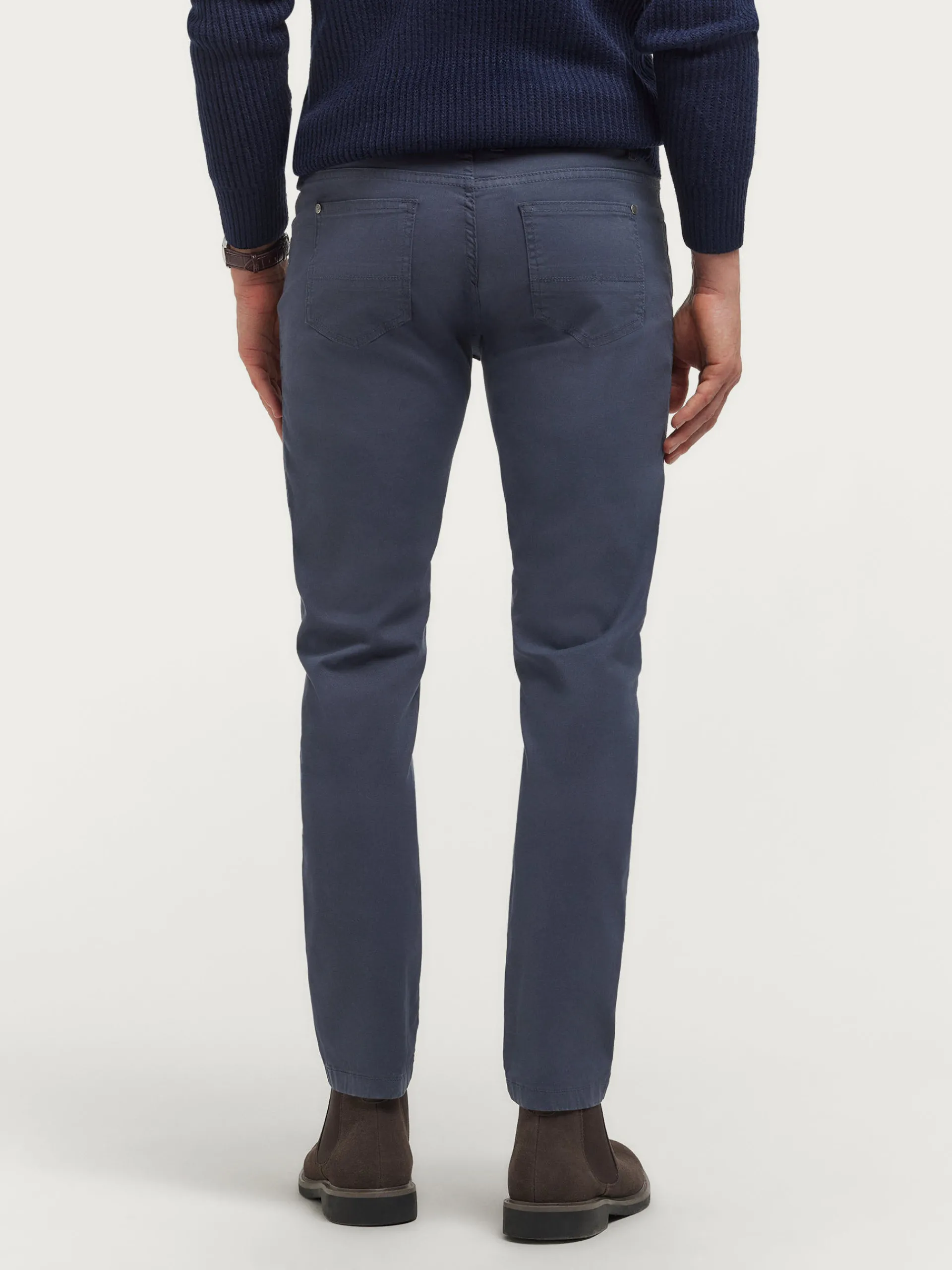 Casual-Alvaro Moreno PANTALON MICRO 5PKT Azul Marino