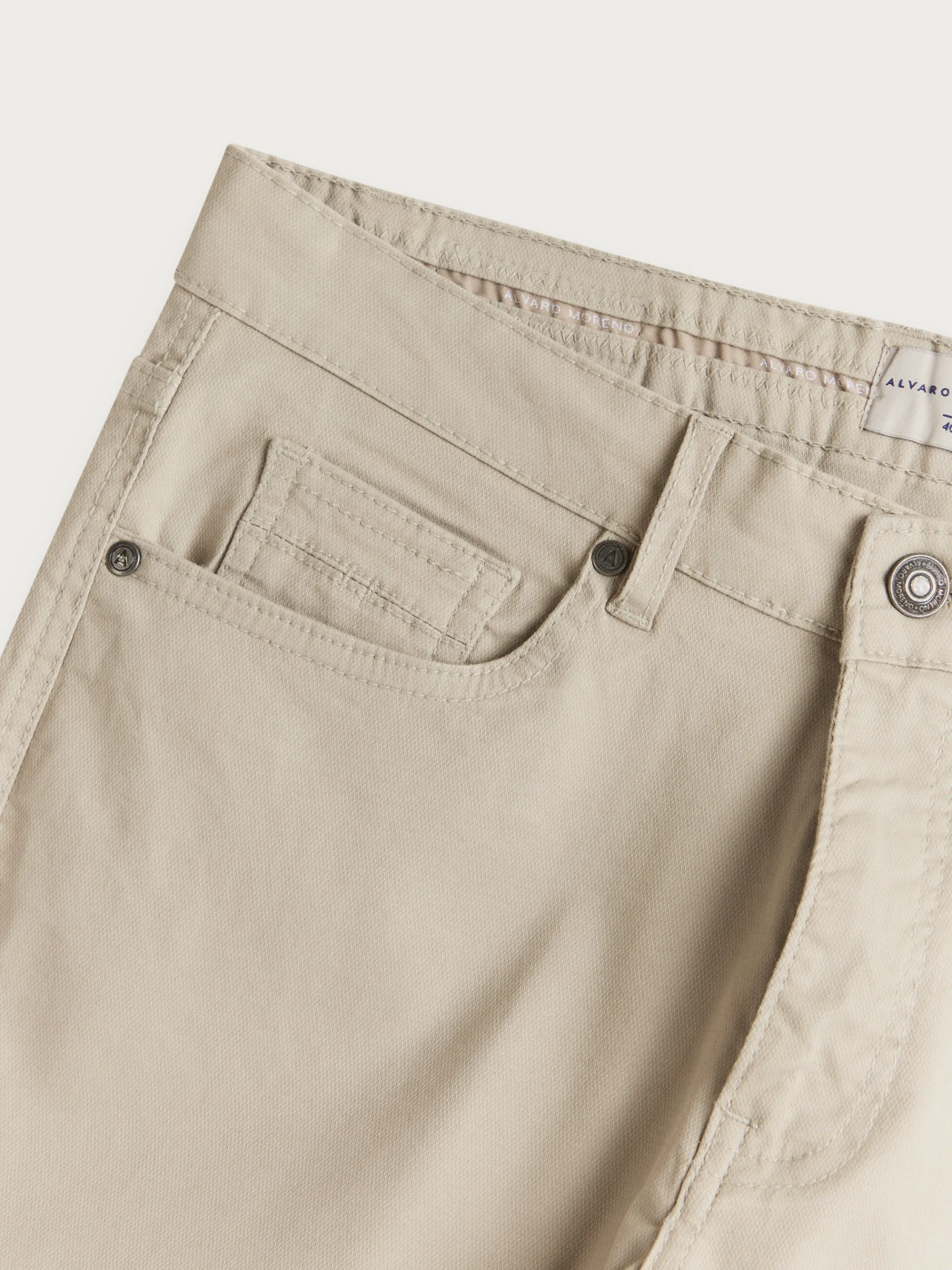 Casual-Alvaro Moreno PANTALON MICRO 5PKT Piedra