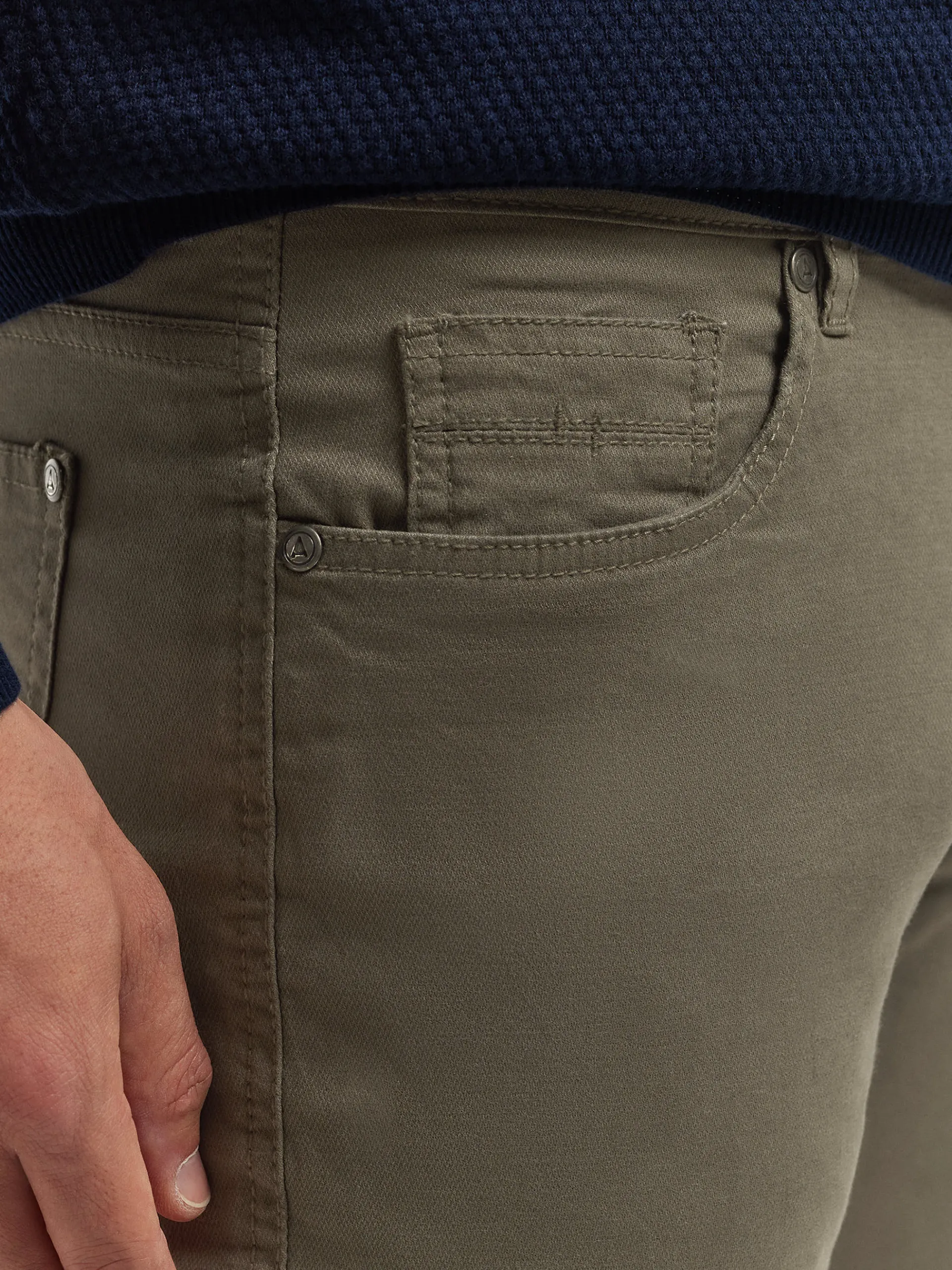 Casual-Alvaro Moreno PANTALON MICRO 5PKT Verde