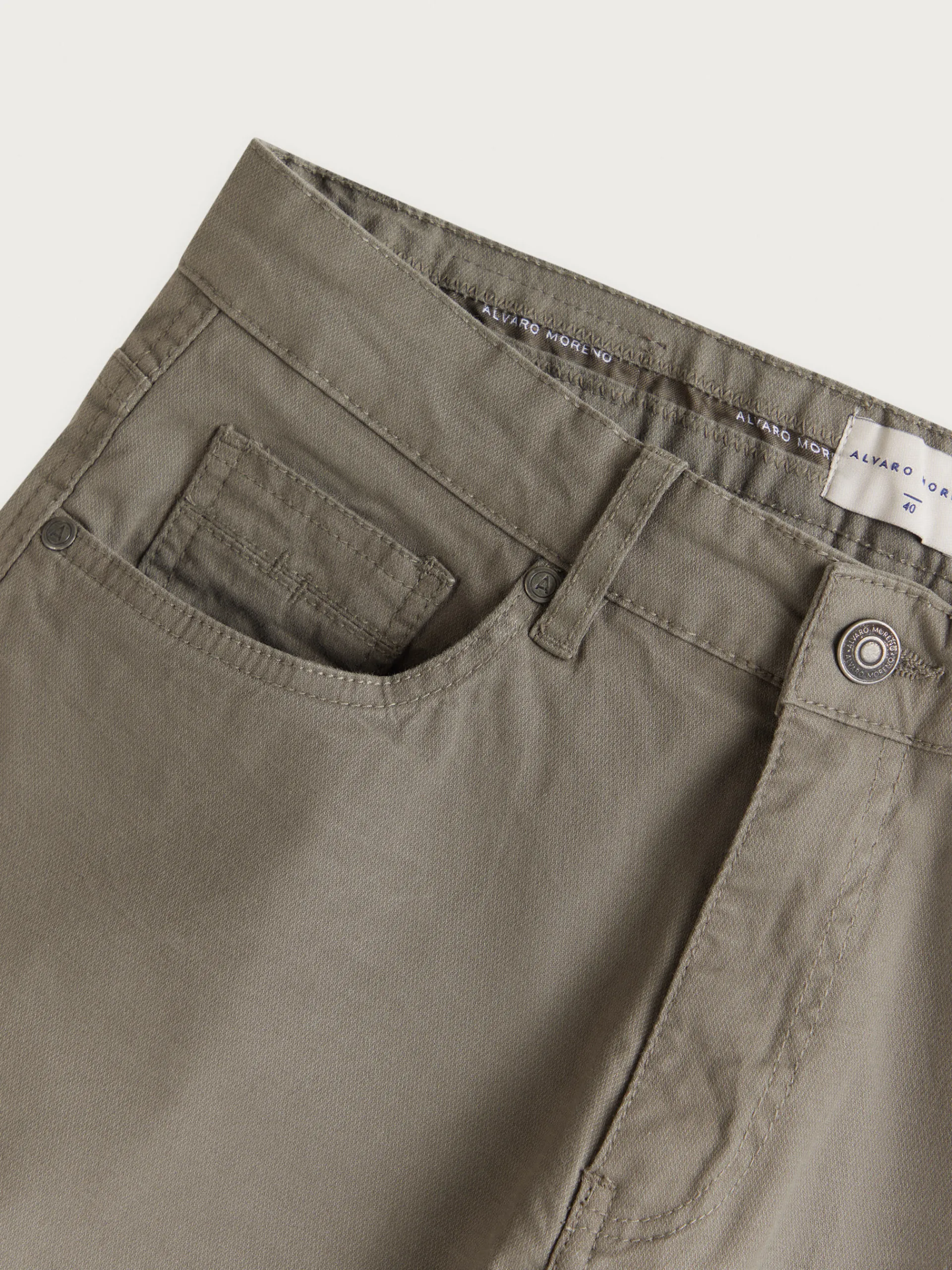 Casual-Alvaro Moreno PANTALON MICRO 5PKT Verde