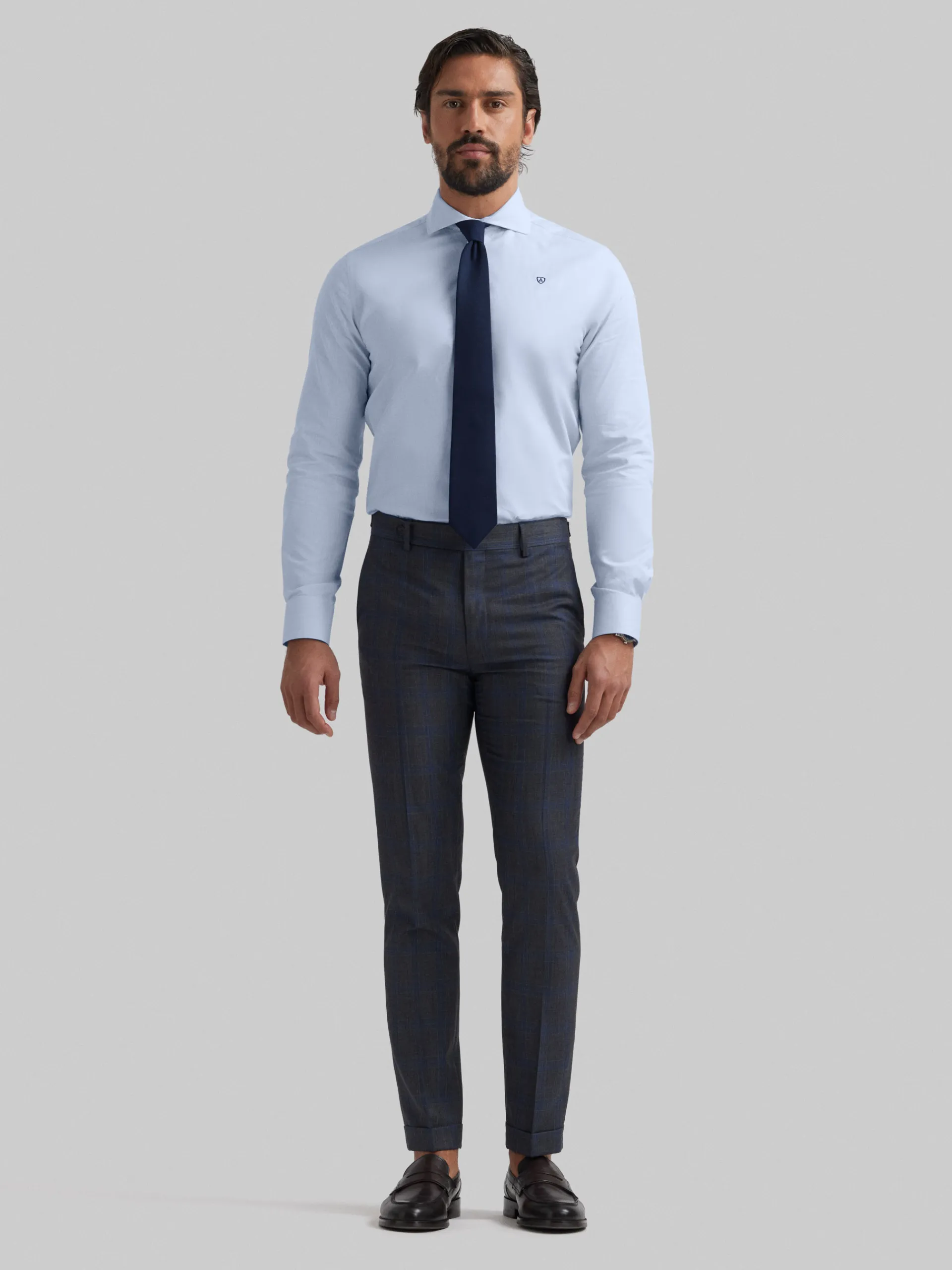 Trajes|Trajes-Alvaro Moreno PANTALON NAPOLI GALES Gris