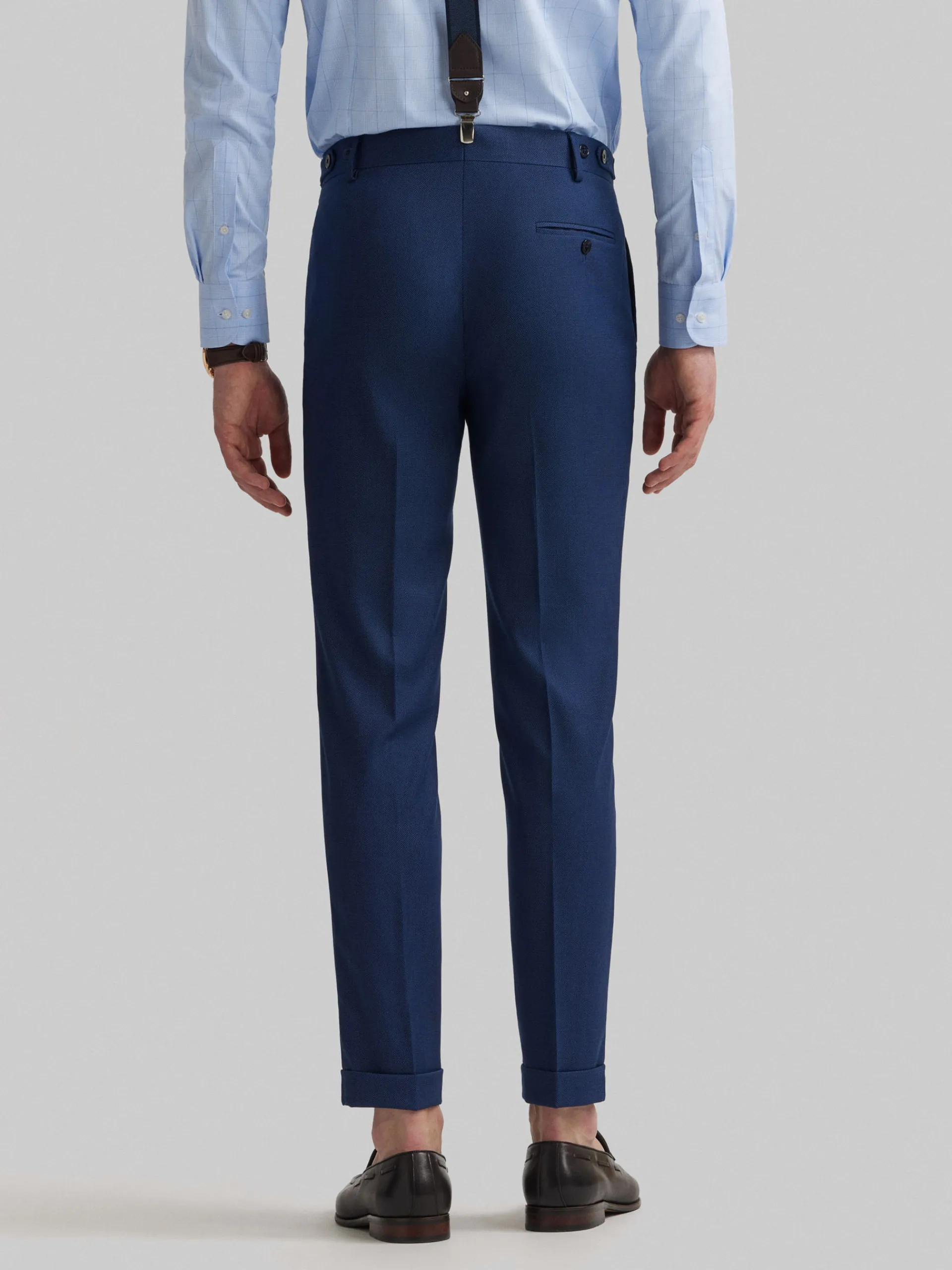 Trajes|Trajes-Alvaro Moreno PANTALON NAPOLI MICROBIRD Azul