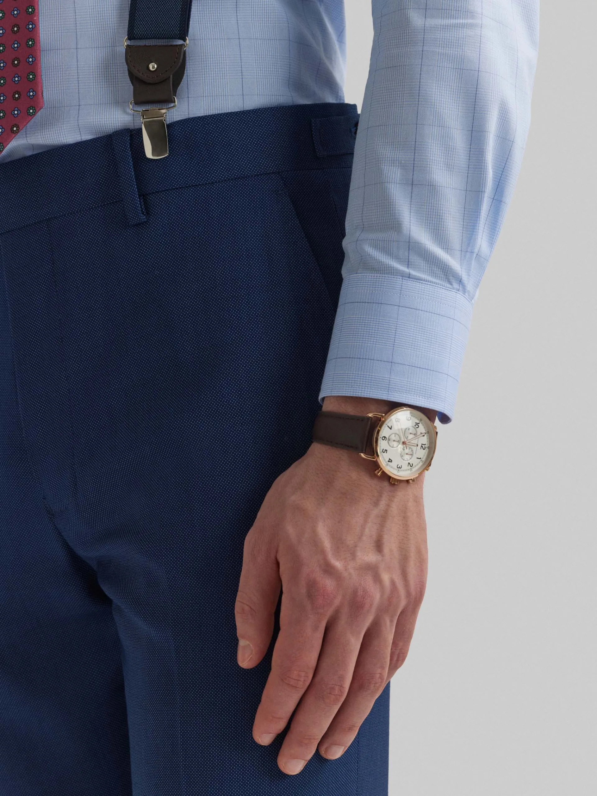 Trajes|Trajes-Alvaro Moreno PANTALON NAPOLI MICROBIRD Azul