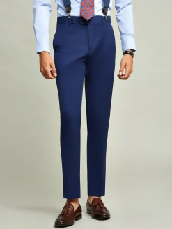Trajes|Trajes-Alvaro Moreno PANTALON PLAIN SLIM Azul