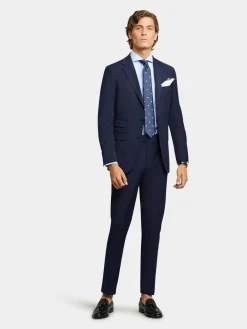 Trajes|Trajes-Alvaro Moreno PANTALON PLAIN SLIM Azul Marino