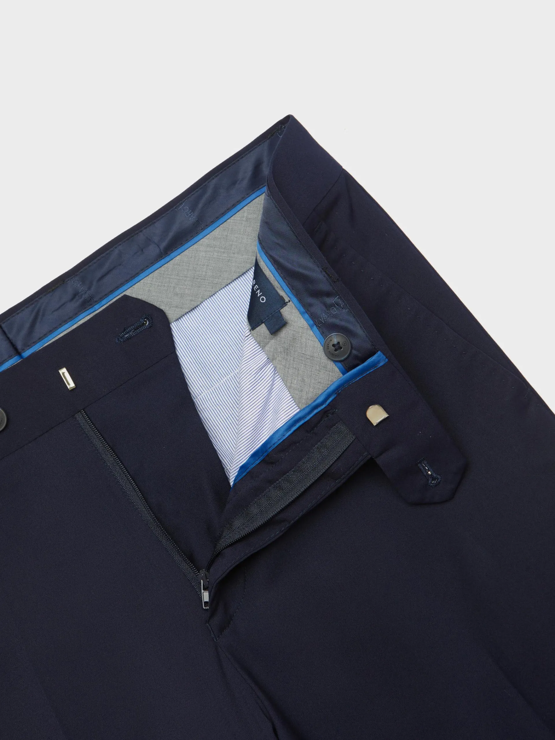 Trajes|Trajes-Alvaro Moreno PANTALON PLAIN SLIM Azul Marino