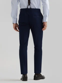 Trajes|Trajes-Alvaro Moreno PANTALON PLAIN SLIM Azul Marino