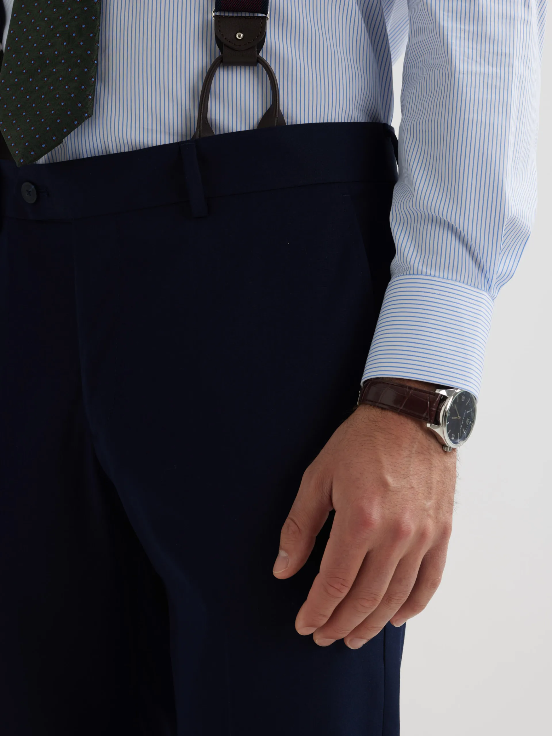 Trajes|Trajes-Alvaro Moreno PANTALON PLAIN SLIM Azul Marino