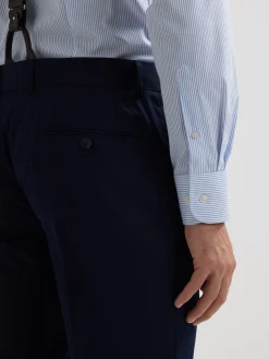 Trajes|Trajes-Alvaro Moreno PANTALON PLAIN SLIM Azul Marino