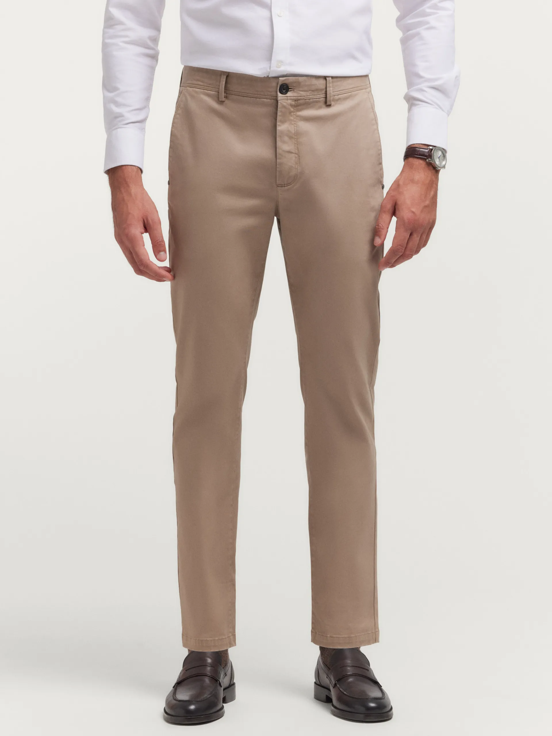 Chino-Alvaro Moreno PANTALON SLOT Camel