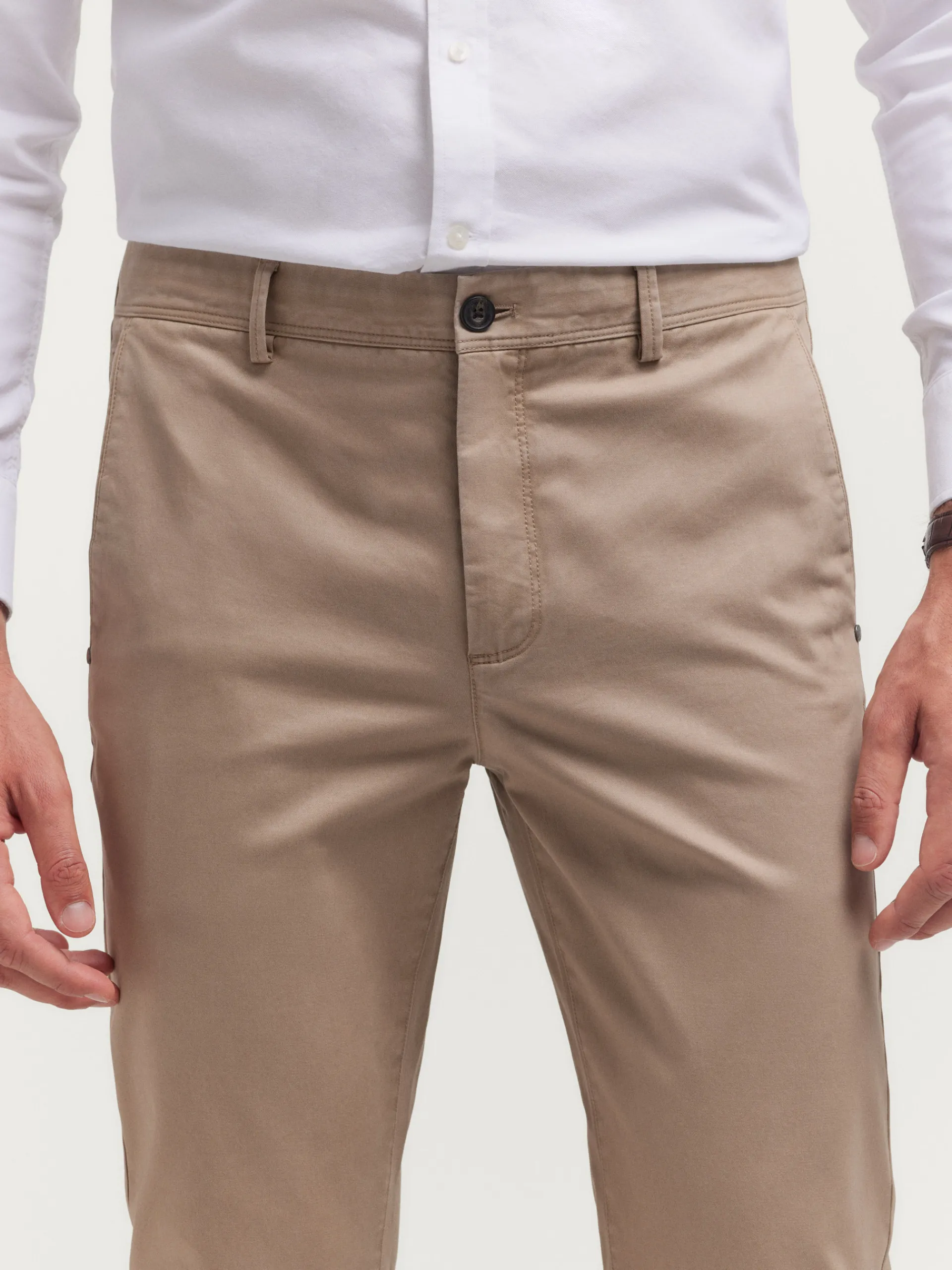 Chino-Alvaro Moreno PANTALON SLOT Camel