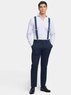 Trajes|Trajes-Alvaro Moreno PANTALON TWILL Azul Marino
