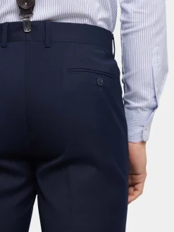 Trajes|Trajes-Alvaro Moreno PANTALON TWILL Azul Marino