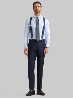 Trajes|Trajes-Alvaro Moreno PANTALON TWILL Azul Marino