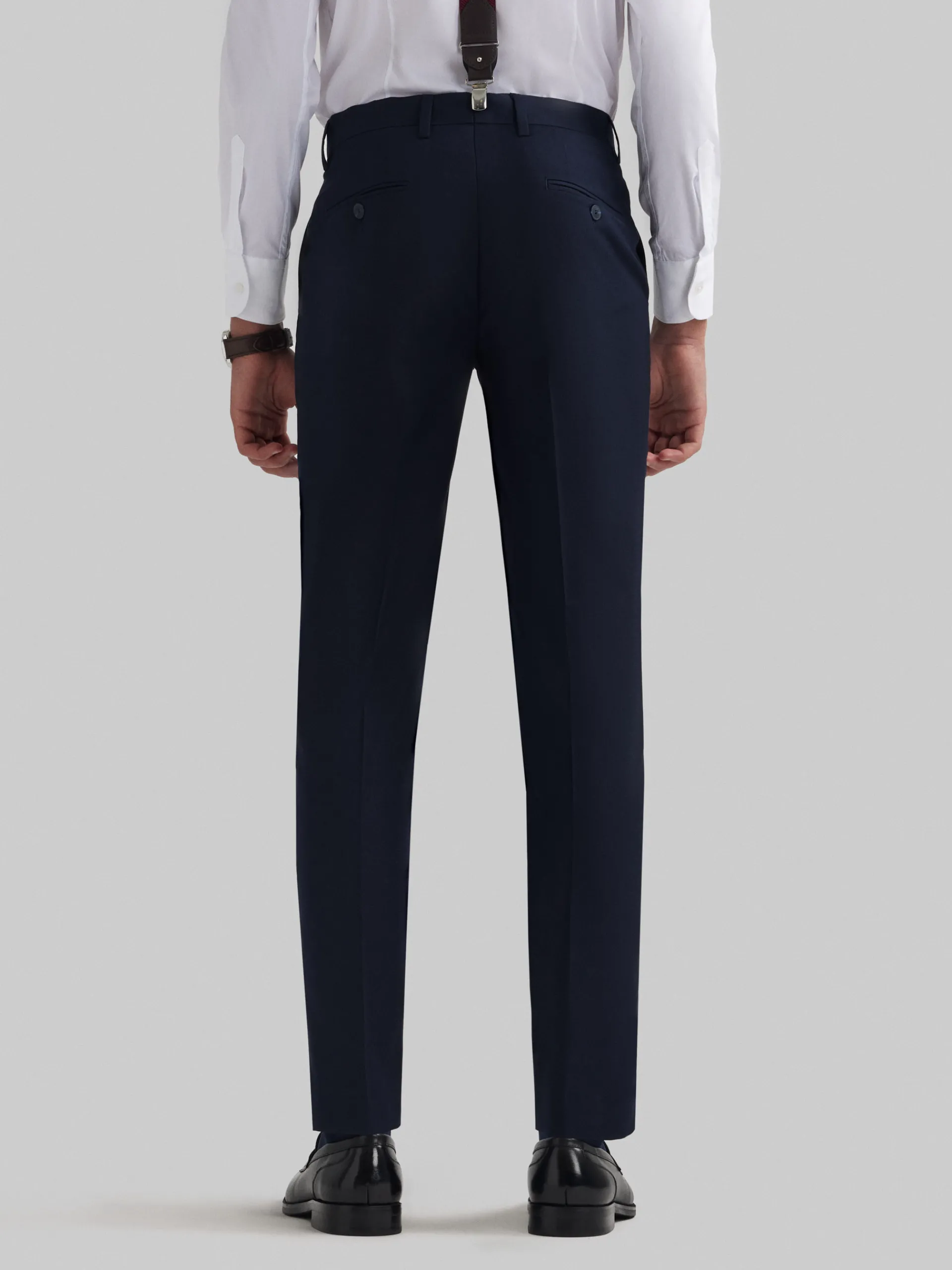 Trajes|Trajes - Vestir-Alvaro Moreno PANTALON TWILL CADETE Azul Marino