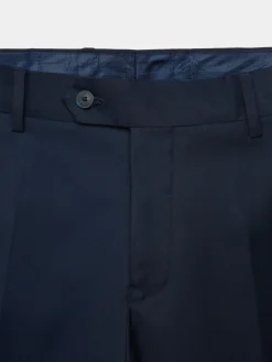 Trajes|Trajes-Alvaro Moreno PANTALON TWILL CRUZADO Azul Marino