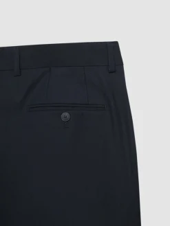 Trajes|Trajes-Alvaro Moreno PANTALON TWILL CRUZADO Azul Marino