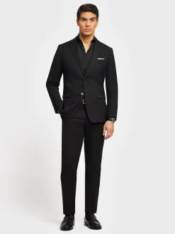 Trajes|Trajes-Alvaro Moreno PANTALON TWILL Negro