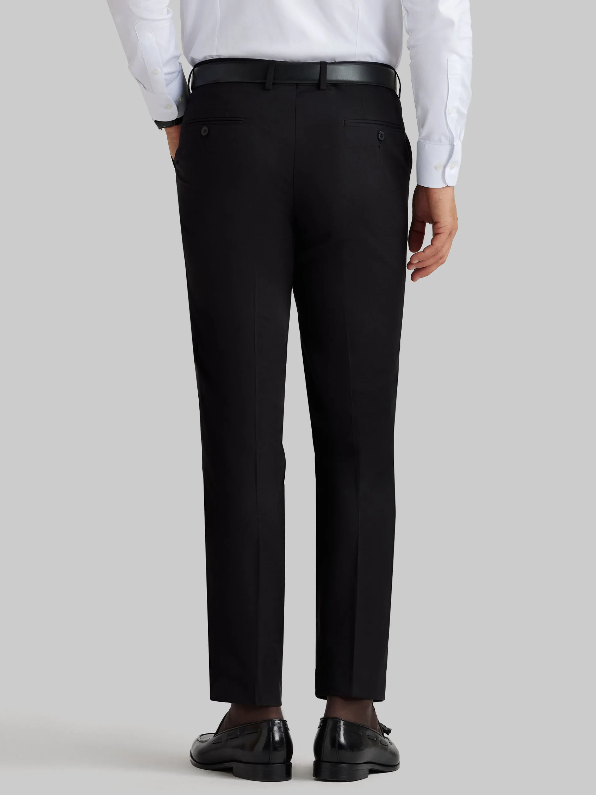 Trajes|Trajes-Alvaro Moreno PANTALON TWILL Negro