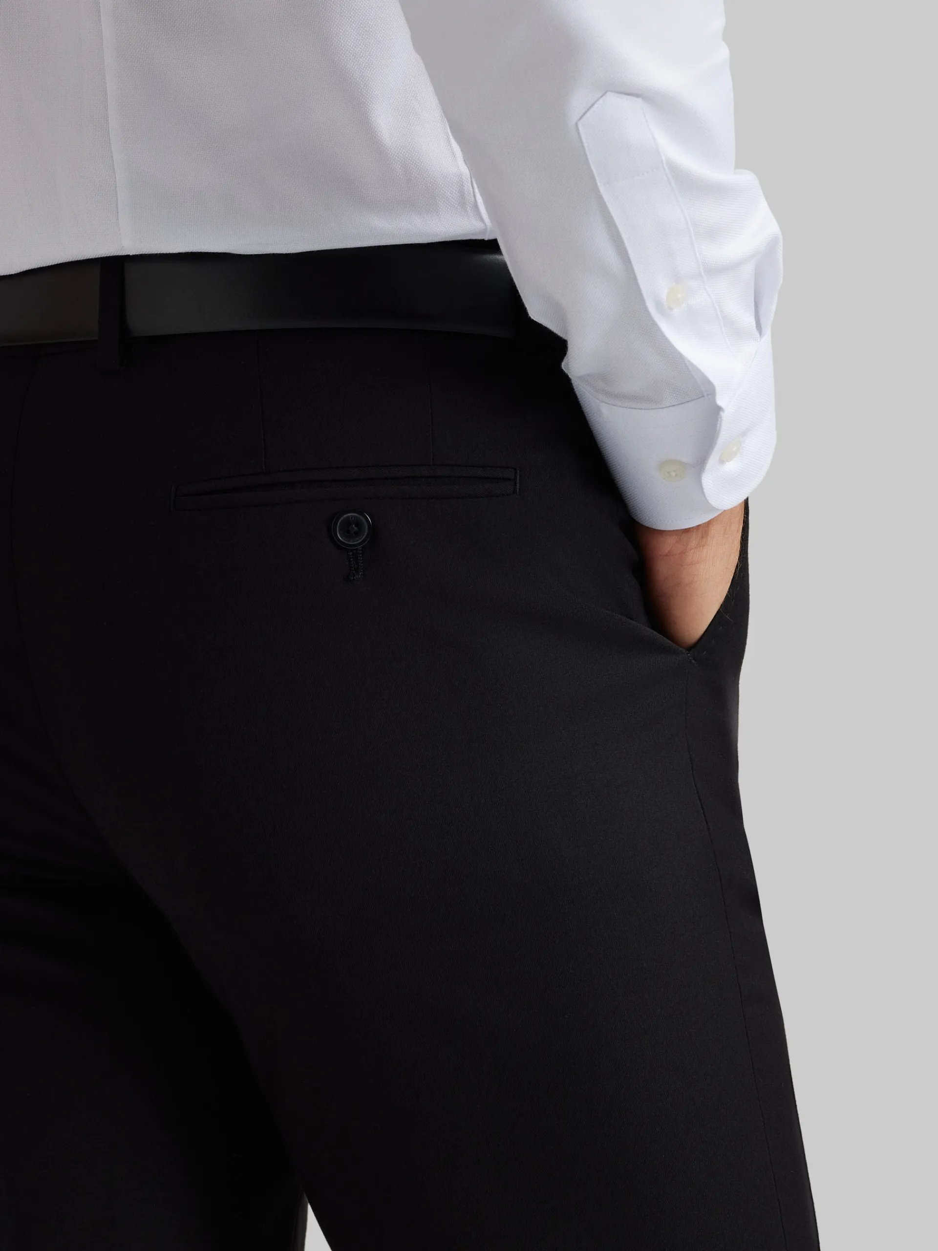 Trajes|Trajes-Alvaro Moreno PANTALON TWILL Negro